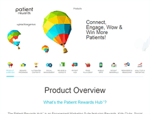 Tablet Screenshot of patientrewardshub.com